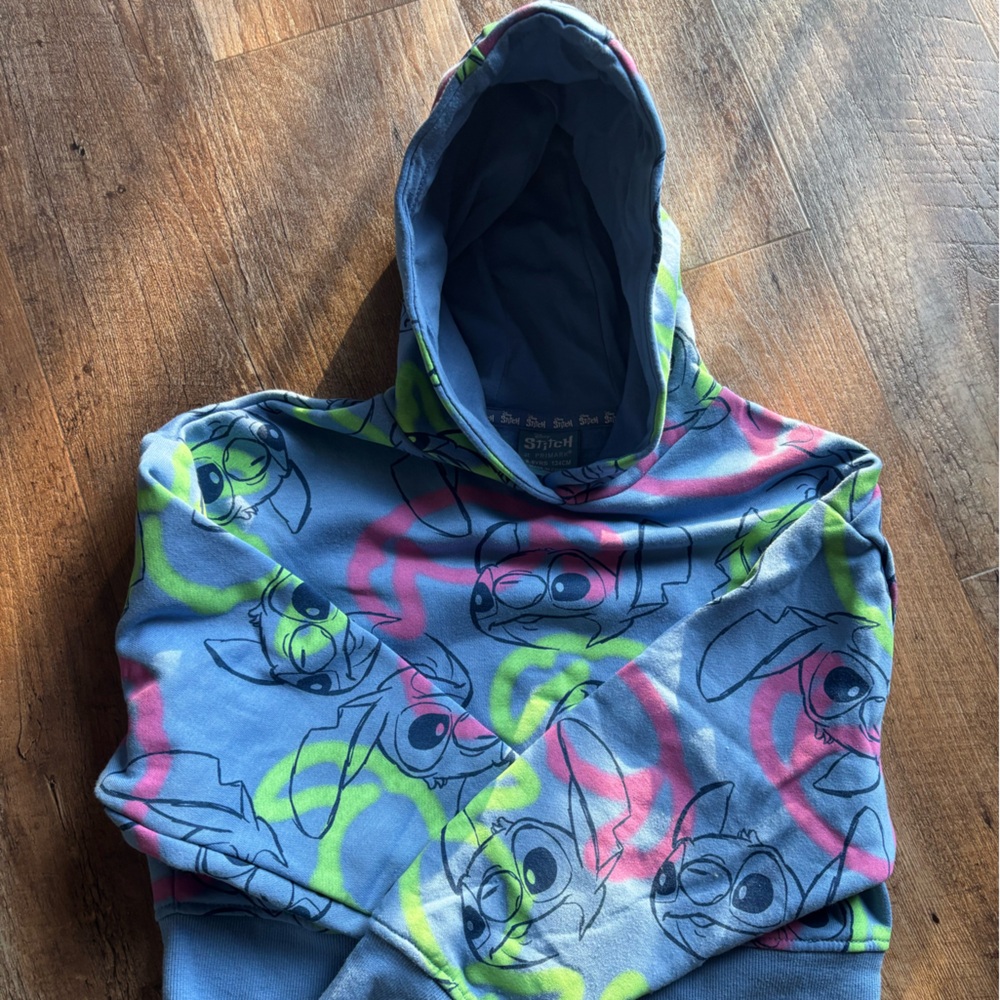 Disney Blue Stitch Hoodie